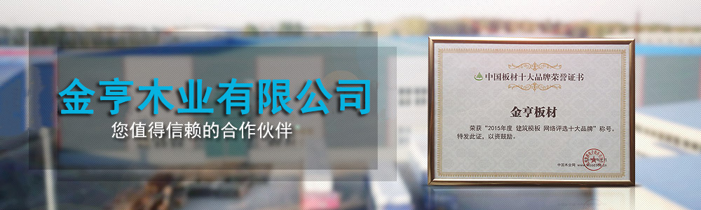 金亨-全国建筑模板三十强企业，您值得信赖的合作伙伴